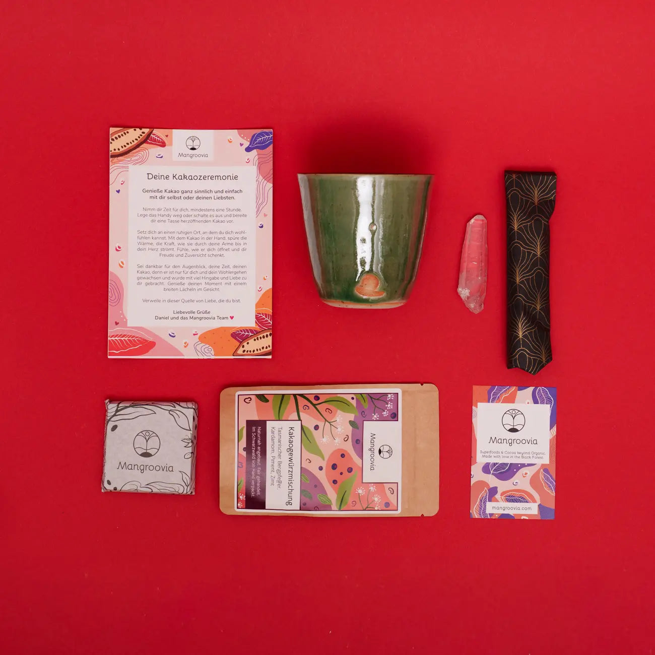 KAKAO ZEREMONIE SET – fertig gepacktes Weihnachtsritual zum Verschenken