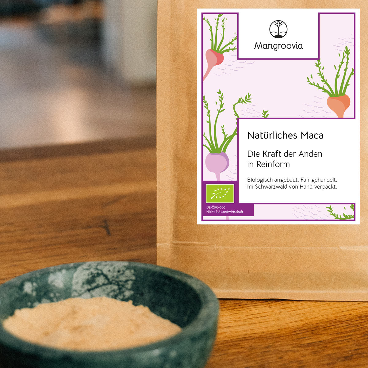 Bio Maca kaufen Mangroovia weißes Maca aus Peru