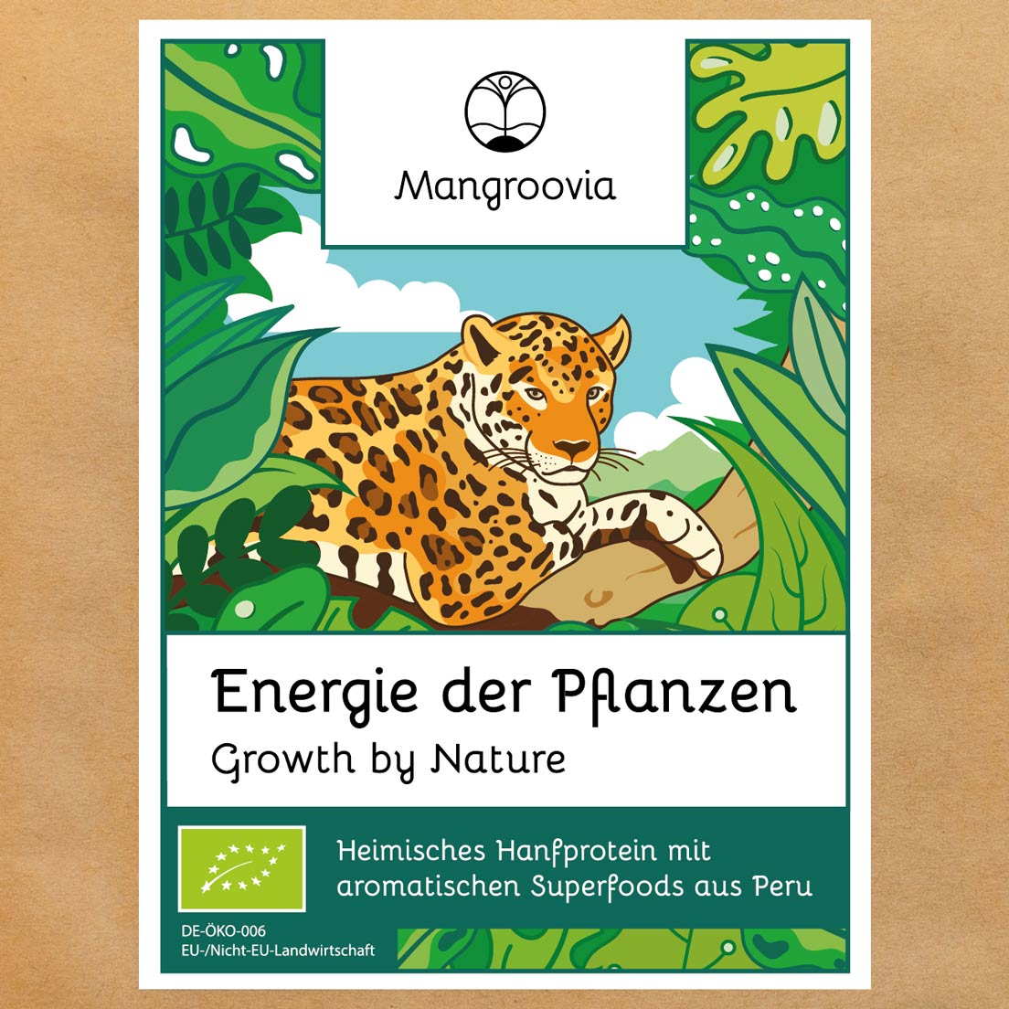Mangroovia Energie der Pflanzen Bio Proteinshake kaufen mit Bio Hanfprotein und aromatischen Superfoods