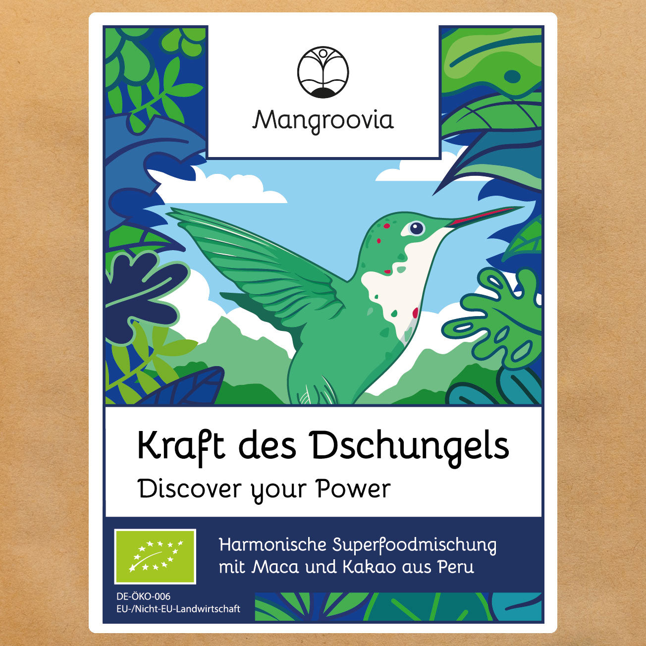 Mangroovia Kraft des Dschungels Bio Superfoodmischung mit Maca und Kakao kaufen